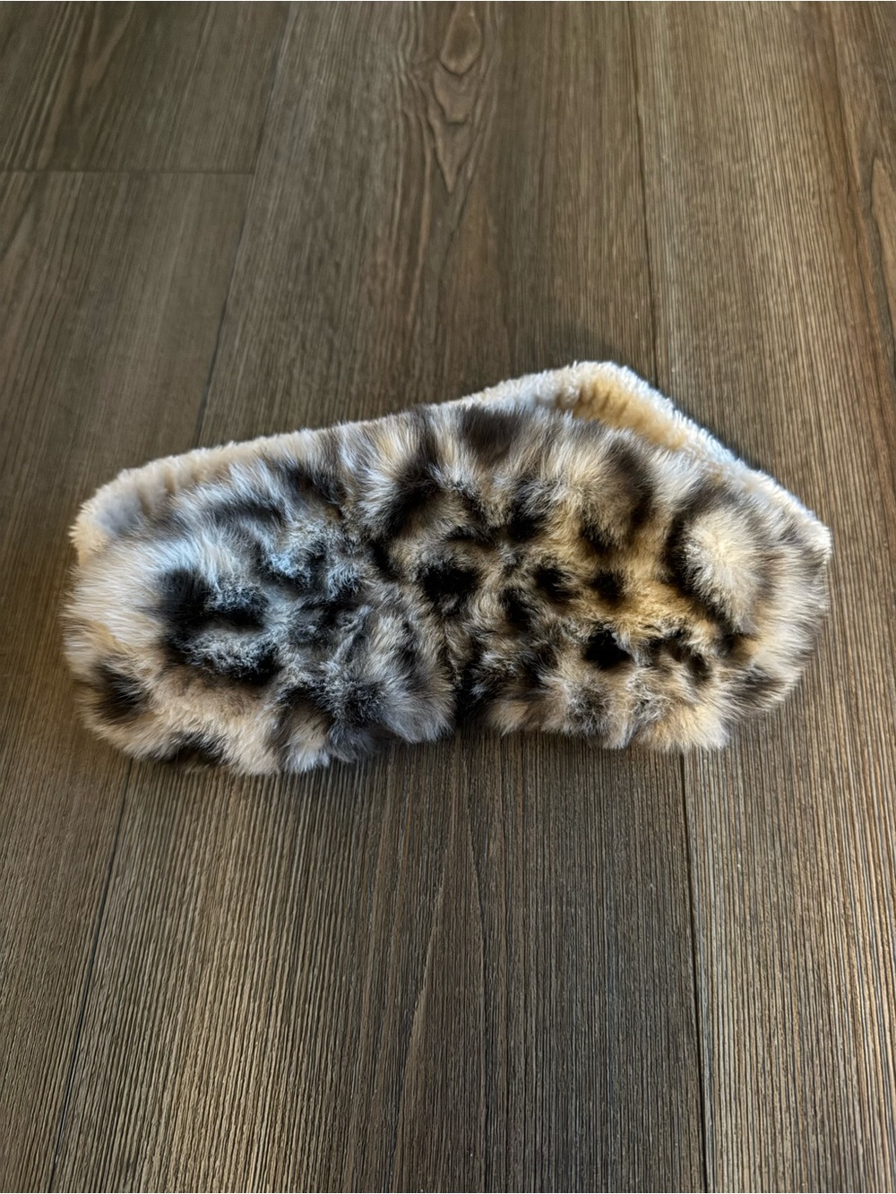 Leopard print sleep mask
